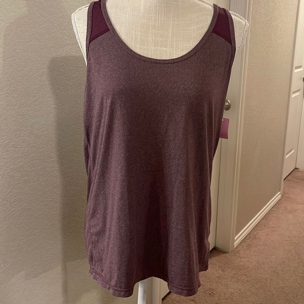 Xersion Tank Top, Size Large Slim Fit, Purple